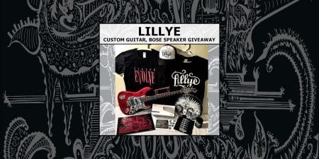 Enter to Win: Custom Painted Guitar, Bose Speaker, & Merch from Lillye Lillye Guitar Bose & Merch Giveaway